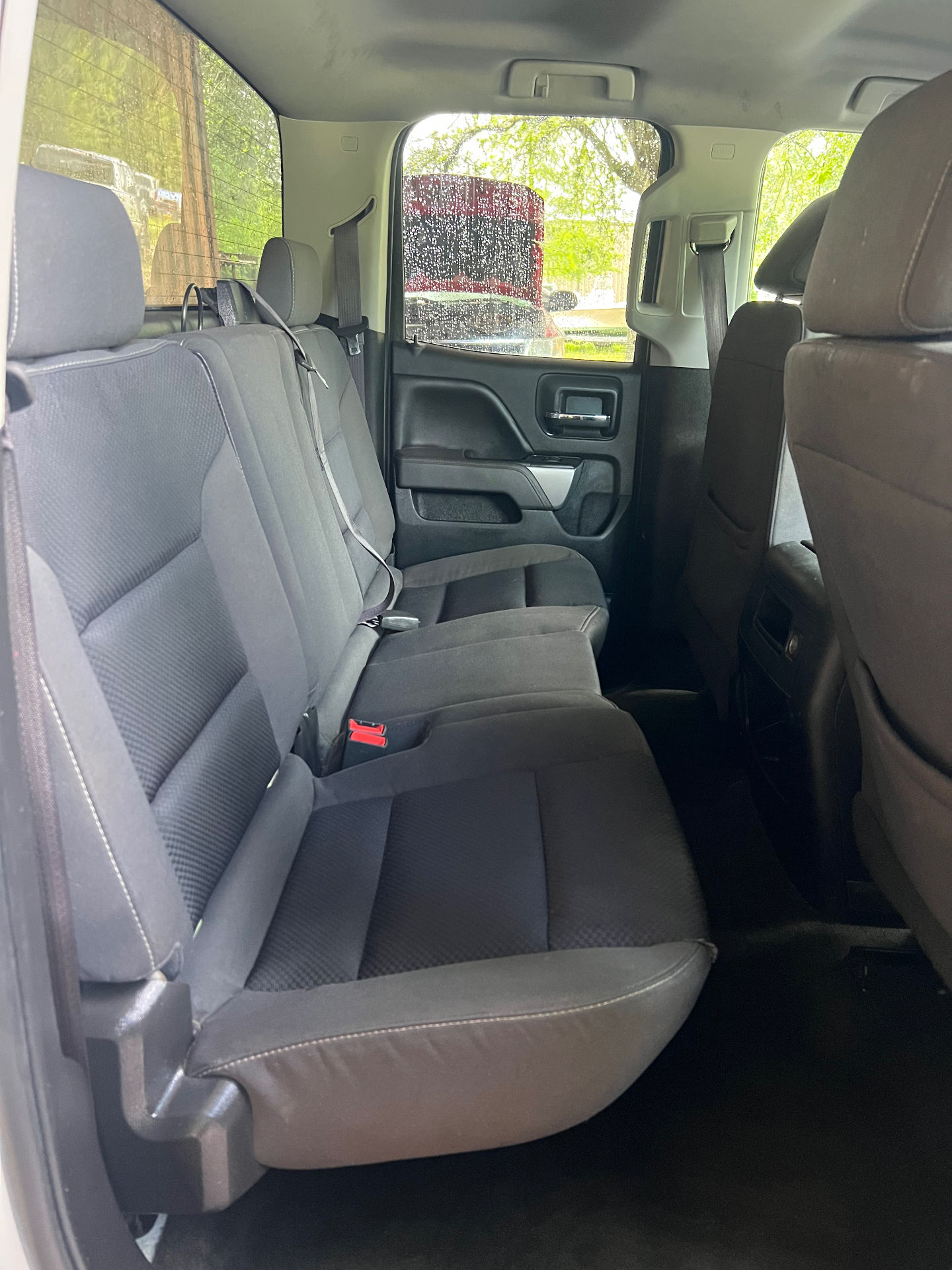 Cleaned Silverado rear interior