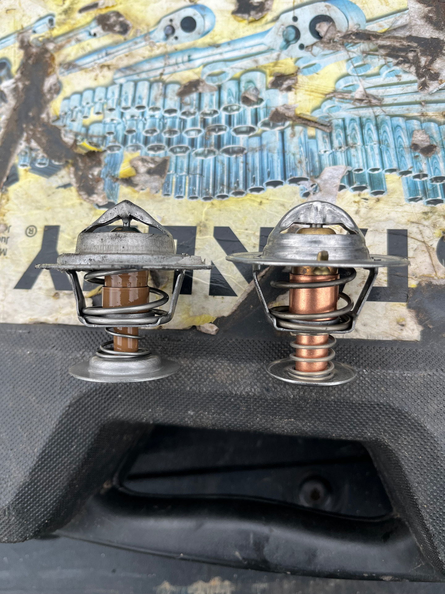 Old vs new thermostat comparison