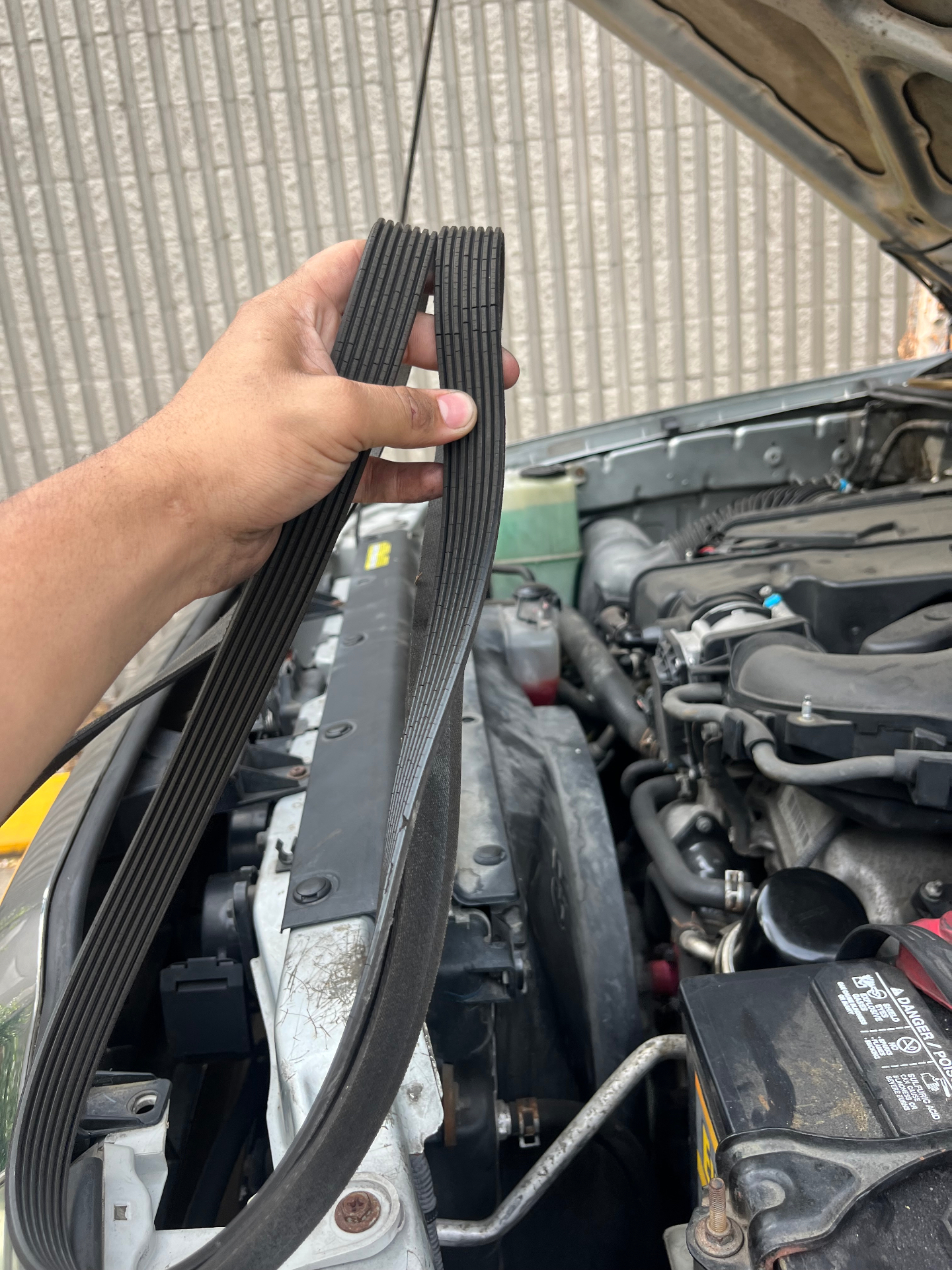 Serpentine belt replacement