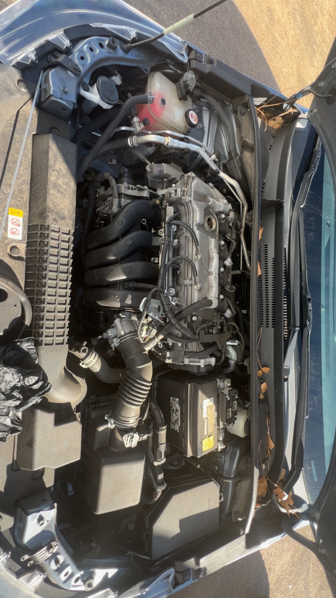 Engine bay service